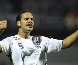 10.09.2008., Zagreb, Hrvatska - Maksimirska ulica 128, Stadion Dinama, Kvalifikacijska grupa 6. Utakmica za svjetsko nogometno prvenstvo u Juznoafrickoj republici (JAR) koje ce se odrzati 2010 godine. Hrvatska reprezentacija je izgubila od Engleske 4:1, golove su postigli za Englesku tri gola Theo Walcott i jedan Wayne Rooney dok je za Hrvatsku jednini gol zabio Mario mandzukic koji se usao sa klupe. Rio FerdinandrPhoto: Sandra Krunic/Pixsell