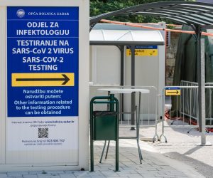 09.08.2022., Zadar - Na podrucju Zadarske zupanije zabiljezena su 72 nova slucaja zaraze koronavirusom. U Opcoj bolnici Zadar hospitalizirano je 30 pacijenata od kojih je troje na respiratoru.  Photo: Sime Zelic/PIXSELL