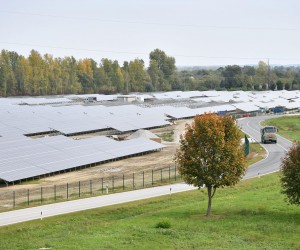 10.10.2022., Sveta Marija - Zavrsetak radova na najvecoj solarnoj elektrani u Hrvatskoj.  Photo: Vjeran Zganec Rogulja/PIXSELL