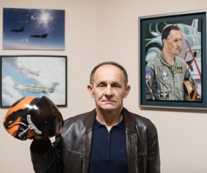12.03.2021., Gornji Kneginec - Umirovljeni pilot Danijel Borovic koji je u Hrvatsku vratio prvi MIG-21. "nPhoto: Vjeran Zganec Rogulja/PIXSELL