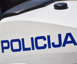 13.05.2018., Sibenik - Oznake na policijskim motorima. "nPhoto: Hrvoje Jelavic/PIXSELL