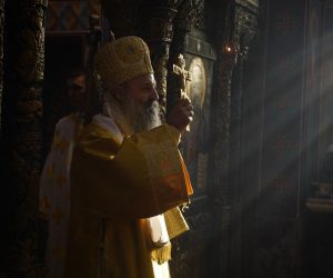 13, December, 2022, Belgrade - The royal family of Serbia celebrates the baptism of Saint Andrew the First-Called, and the holy liturgy in the Palace complex was served by His Holiness the Serbian Patriarch Mr. Porfirije. Serbian Patriarch Porfirije. Photo: Antonio Ahel/ATAImages

13, decembar, 2022, Beograd - Kraljevska porodica Srbije proslavlja krsnu slavu Svetog Andreja Prvozvanog, a svetu liturgiju u Dvorskom kompleksu sluzio je Njegova Svetost srpski patrijarh g. Porfirije. Photo: Antonio Ahel/ATAImages Photo: Antonio Ahel/PIXSELL