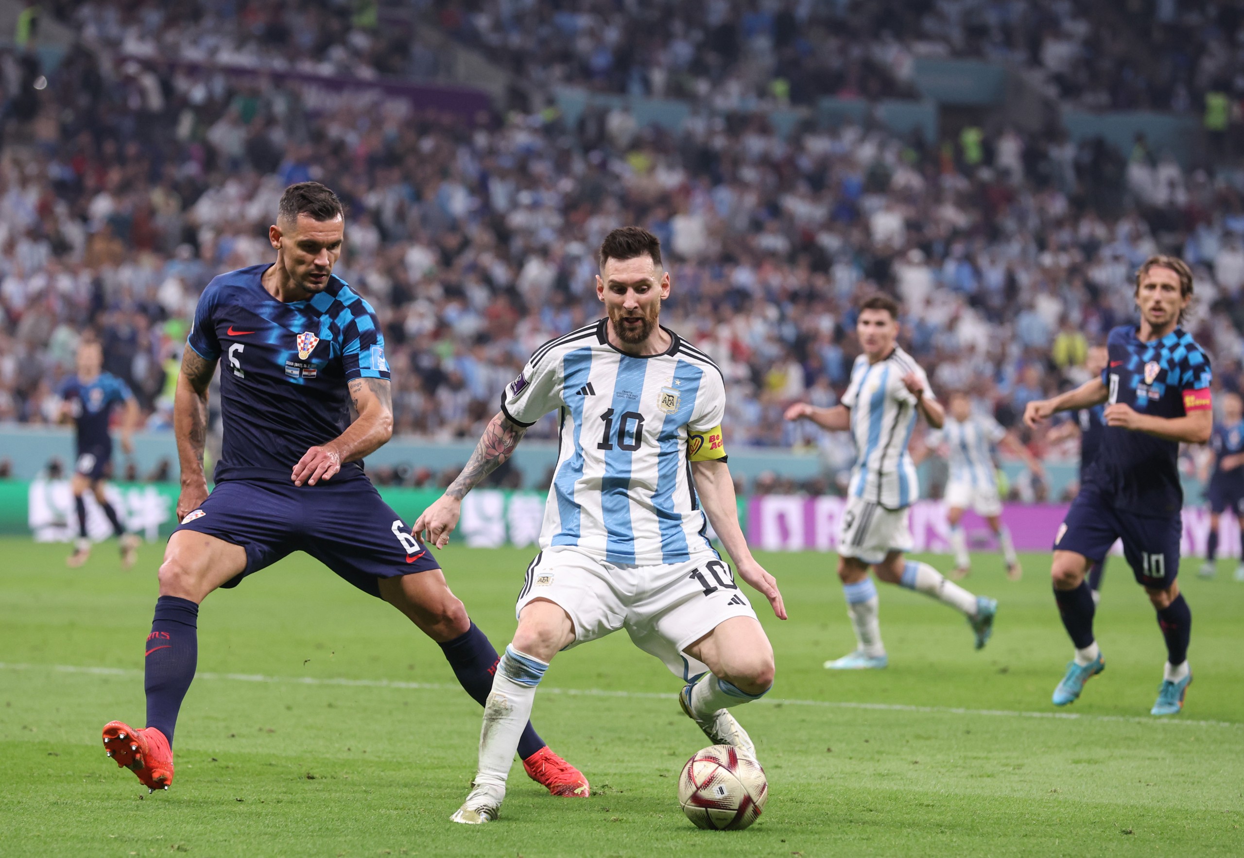 13.12.2022., stadion Lusail, Katar - FIFA Svjetsko prvenstvo, polufinale, Hrvatska - Argentina. Photo: Igor Kralj/PIXSELL