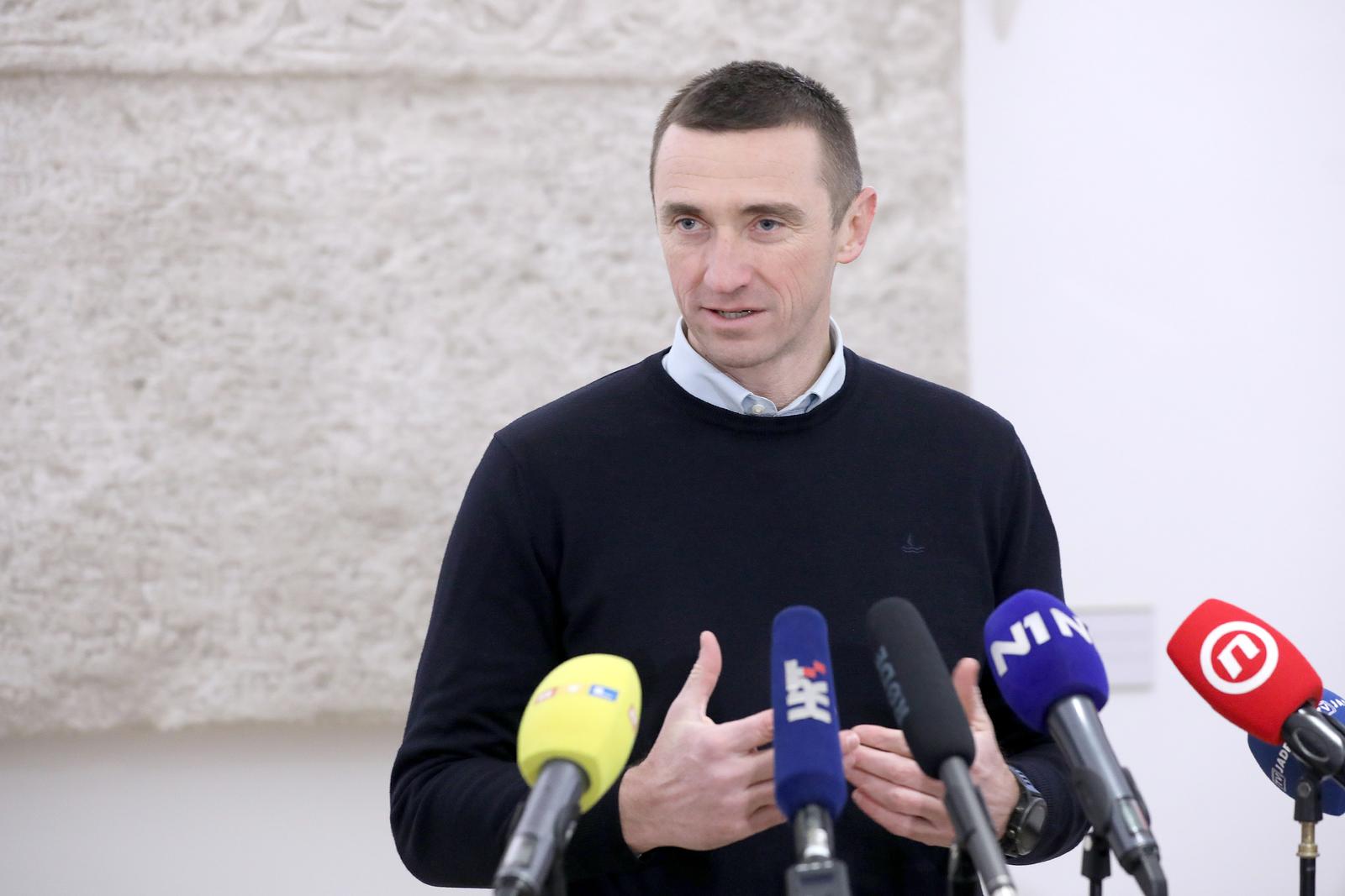 14.12.2022., Zagreb - Na konferenciji za medije odrzanoj u Saboru o aktualnim temema govorio je Ivan Penava. Photo: Patrik Macek/PIXSELL