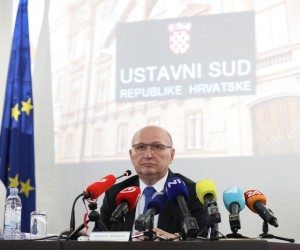 16.05.2022., Zagreb - Na Sjednici Ustavnog suda raspravljano je o ustavnosti referendumskih pitanja inicijative "Dosta je stozerokracije" koje su uspjele prikupiti 400 tisuca potpisa. Photo: Patrik Macek/PIXSELL