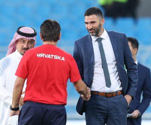 16.11.2022., Prince Faisal bin Fahd stadion, Riyadh, Saudijska Arabija - Prijateljska utakmica, Saudijska Arabija - Hrvatska. Josip Pavic, Zlatko Dalic Photo: Goran Stanzl/PIXSELL