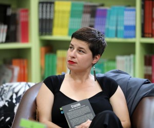 17.05.2022., Zagreb - U Hocu knjigu Megastoreu odrzana je promocija romana "Stakori" autora Jana Bolica. Monika Herceg Photo: Emica Elvedji/PIXSELL