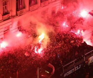 18.12.2022., Zagreb - Svecani docek hrvatske nogometne reprezentacije u Zagrebu nakon osvojenog treceg mjesta na Svjetskom prvenstvu u Katru. Photo: Luka Stanzl/PIXSELL