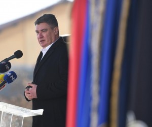 23.12.2022., Varazdin- Predsjednik Zoran Milanovic na obiljezavanju dana 2. oklopno-mehanizirane bojne Pume.

  Photo: Vjeran Zganec Rogulja/PIXSELL