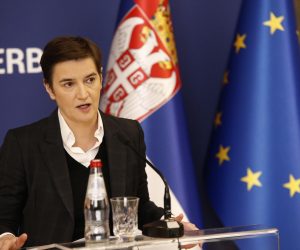 25, November, 2022, Belgrade - The Prime Minister of Serbia, Ana Brnabic, met with the Head of the Delegation of the European Union in Serbia, Ambassador Emanuele Giaufret, and the ambassadors of EU member states. Ana Brnabic.   

25, novembar, 2022, Beograd - Predsednica Vlade Srbije Ana Brnabic sastala se sa sefom Delegacije Evropske unije u Srbiji ambasadorom Emanuelom Ziofreom i ambasadorima zemalja clanica EU.    Photo: Amir Hamzagic/ATAImages/PIXSELL