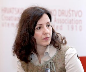 27.05.2019., Zagreb - U Novinarskom domu odrzana je  tribina Autorska prava novinara: sto nam donosi Direktiva?, na kojoj su govorili Romana Matanovac Vuckovic, Valentina Wiesner, Lucijan Caric, Milan Majerovic Stilinovic, a moderator je bio Domagoj Novokmet.rPhoto: Patrik Macek/PIXSELL
