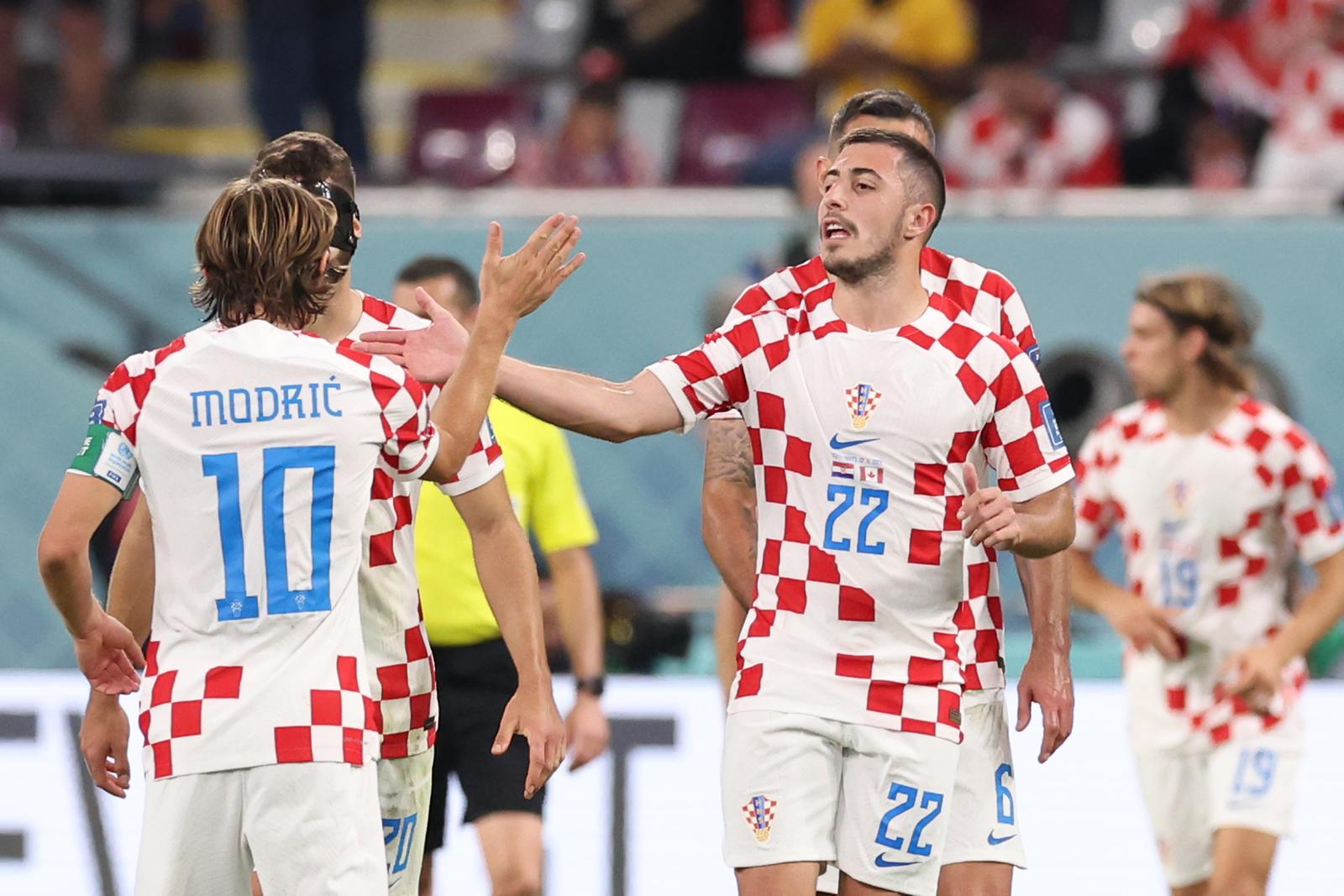 27.11.2022., Khalifa International stadion, Katar - FIFA Svjetsko prvenstvo, skupina F, 2. kolo, Hrvatska - Kanada. Josip Juranovic Photo: Goran Stanzl/PIXSELL