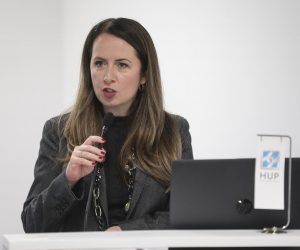28.10.2022.,Zagreb, Hrvatska udruga poslodavaca (HUP) organizirala panel raspravu o prijedlogu nove Strategije digitalne Hrvatske 2030., koja je u procesu javnog savjetovanja, a predstavit ce i novu web stranicu Nacionalne koalicije za digitalne vjestine i radna mjesta. U raspravi su sudjelovali, Hrvoje Bujanovic, Ivan Vidis i Bernard Grsic. Raspravu je otvorila Irena Weber glavna direktorica hrvatske udruge poslodavaca.
Photo: Robert Anic/PIXSELL     Photo: Robert Anic/PIXSELL