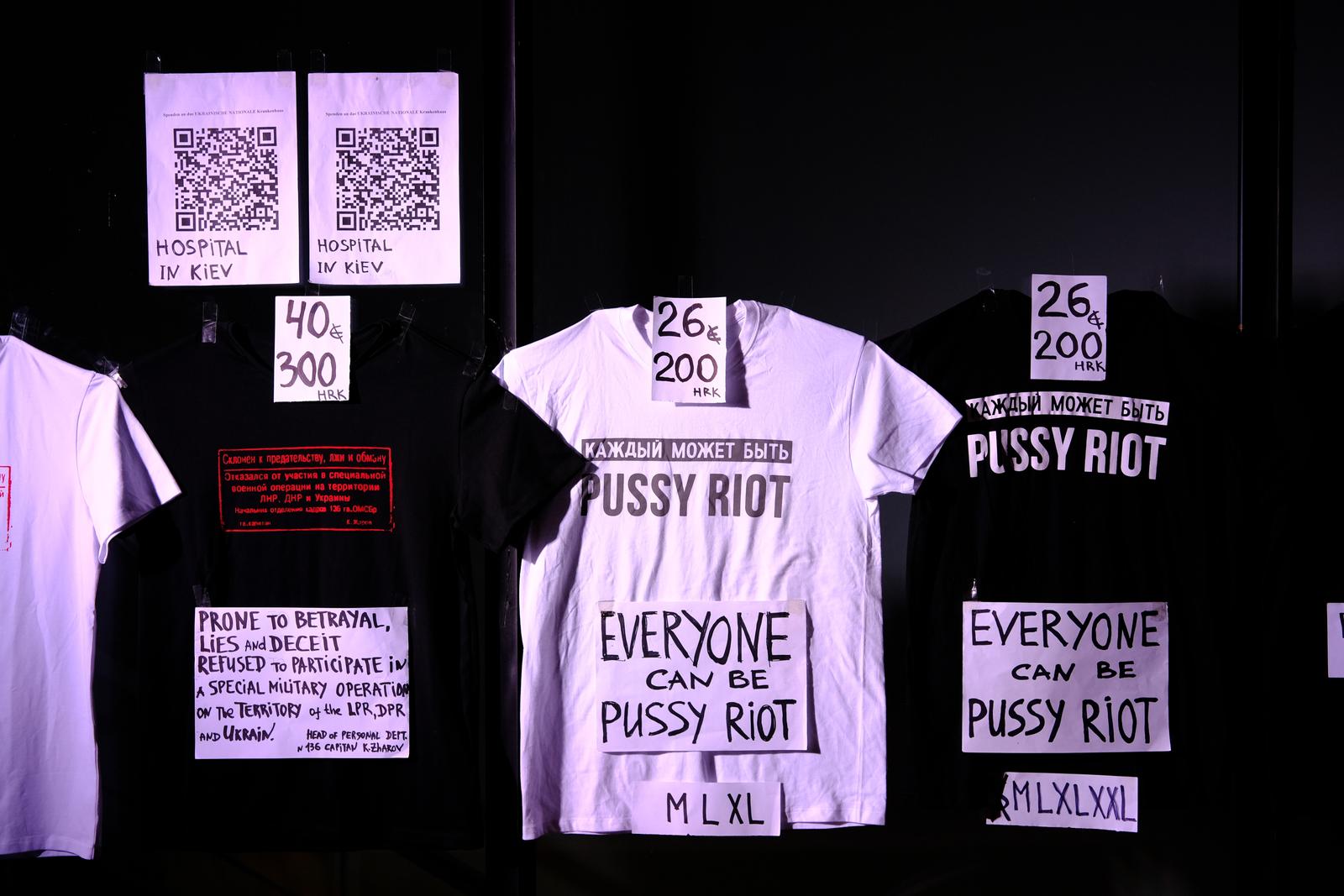 30.05.2022., Zagreb - Koncertom ruskog feministickog, anarhistickog, punk rock sastava Pussy Riot poceo je program Ljeto u MSU. Photo: Slaven Branislav Babic/PIXSELL
