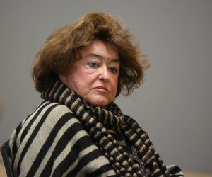 31.01.2018., Zagreb - U Umjetnickom paviljonu odrzana konferencija za medije i premijerno razgledavanje izlozbe, Likovni vremeplov kroz 120 godina Umjetnickog paviljona. Jagoda Buic.rPhoto: Zarko Basic/PIXSELL
