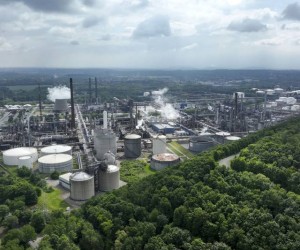 The Ruhr oil refinery operated by BP Gelsenkirchen GmbH, a subsidiary of BP Plc, in Gelsenkirchen, Germany, on Saturday, May 21, 2022. Germany plans to stop importing Russian oil by the end of the year even if the European Union fails to agree on an EU-wide ban in its next set of sanctions, government officials said. Photographer: Alex Kraus/Bloomberg