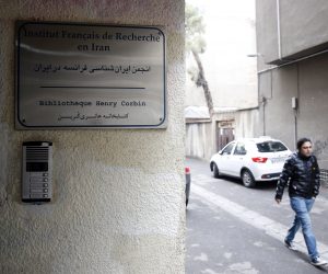epa10390407 An Iranian man walks past the closed entrance of the French institute of research, in Tehran, Iran, 05 January 2023. According to the Iranian foreign ministry statement, Iran has shut down the French Institute of Research following the publication of cartoons depicting Iran's supreme leader Ayatollah Ali Khamenei by French magazine Charlie Hebdo. The statement deplored the French officials’ inaction on the magazine’s anti-Islamic move and racist hate actions, saying the Paris government has direct responsibility to hold those behind such a hate campaign accountable.The ministry also noted that Iran will not tolerate a muted response to such an anti-cultural and anti-human move by the French magazine, will reconsider its cultural interaction with France, and will shut down the 'French Institute for Research in Iran'.  EPA/ABEDIN TAHERKENAREH