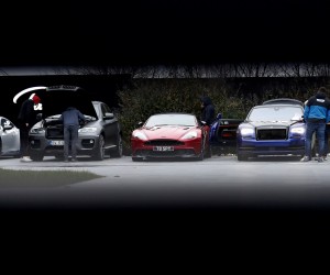 epa10404910 Luxury cars of former professional kickboxer and social media influencer, American-British businessman Andrew Tate, are checked before being confiscated and taken away from his property by Romanian law enforcement officers in Voluntari village, near Bucharest, Romania, 14 January 2023. On 29 December 2022, Andrew and his brother Tristan were arrested as a result of the Directorate for Investigating Organized Crime and Terrorism (DIICOT) inquiry under the charges of human trafficking and intention to form an organized crime group. Romanian police stated that the two brothers and their associates coerced victims for creating a paid pornography service for social media platforms. A Romanian judge ordered, on 30 December 2022, that Andrew Tate shall remain in police custody for 30 days, as a criminal police investigation is ongoing. In total, 11 cars and 10 buildings located near Bucharest, or in Ilfov and Prahova counties, owned by the Tate brothers, were seized by the Romanian authorities until the inquiry will be finished.  EPA/Robert Ghement