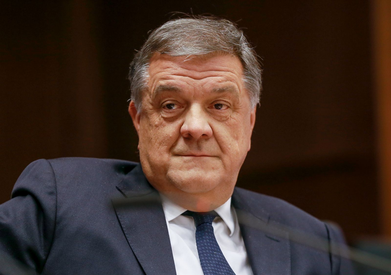 epa10411639 (FILE) - Pier Antonio Panzeri, then chair of the European Parliament's Subcommittee on Human Rights, attends the 70th anniversary of the universal declaration of human right's conference at the European Parliament in Brussels, Belgium, 20 November 2018 (reissued 17 January 2023). According to a press release form the Belgian Public Prosecutor's Office from 17 January 2023, Panzeri and the prosecutors have signed a so-called "repentance agreement". Panzeri, indicted for participation in a criminal organization, money laundering, and public corruption, will make "substantial, revealing, truthful and complete declarations" about his  and third parties' participation. In exchange, his penalty that includes jail time will be "effective but limited."  EPA/STEPHANIE LECOCQ *** Local Caption *** 54789207