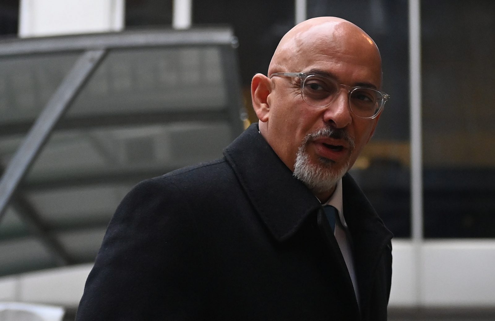 epa10428065 Nadhim Zahawi Chairman of the Conservative Party arrives at the Conservative Party headquarters  in London, Britain, 25 January 2023. Zahawi is facing calls to resign following allegations of tax evasion. The British prime minister has ordered an ethics probe into Zahawi's tax affairs.  EPA/NEIL HALL