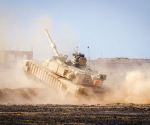 epa10429126 A handout photo made available by the US Central Command (CENTCOM) Public Affairs via the Defense Visual Information Distribution Service (DVIDS) shows U.S. Army Soldiers from Badger Troop, 3rd Battalion, 116th Cavalry Regiment, conduct a training exercise using an M1 Abrams tank during Exercise Eager Lion in Jordan, 08 September 2022 (issued 25 March 2023). The US are to send some 31 of their M1 Abrams tanks to the Ukraine, US President Biden announced on 25 January 2023. The annnouncement comes the same day Germany cleared the way for deliveries of German-made Leopard 2 tanks to the Ukraine. Russian troops entered Ukraine territory on 24 February 2022, starting an armed conflict that has provoked destruction and a humanitarian crisis.  EPA/Sgt. Anthony Prater/DVIDS / HANDOUT  HANDOUT EDITORIAL USE ONLY/NO SALES