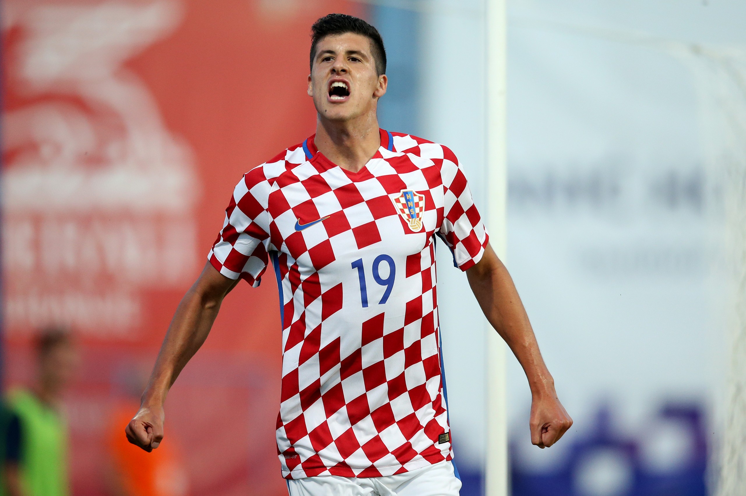 01.09.2016., Gradski stadion, Koprivnica - Kvalifikacije za U21 Europsko prvenstvo koje ce se igrati u Poljskoj 2017., skupina 6, Hrvatska - Svedska. Stipe Perica. Photo: Igor Kralj/PIXSELL