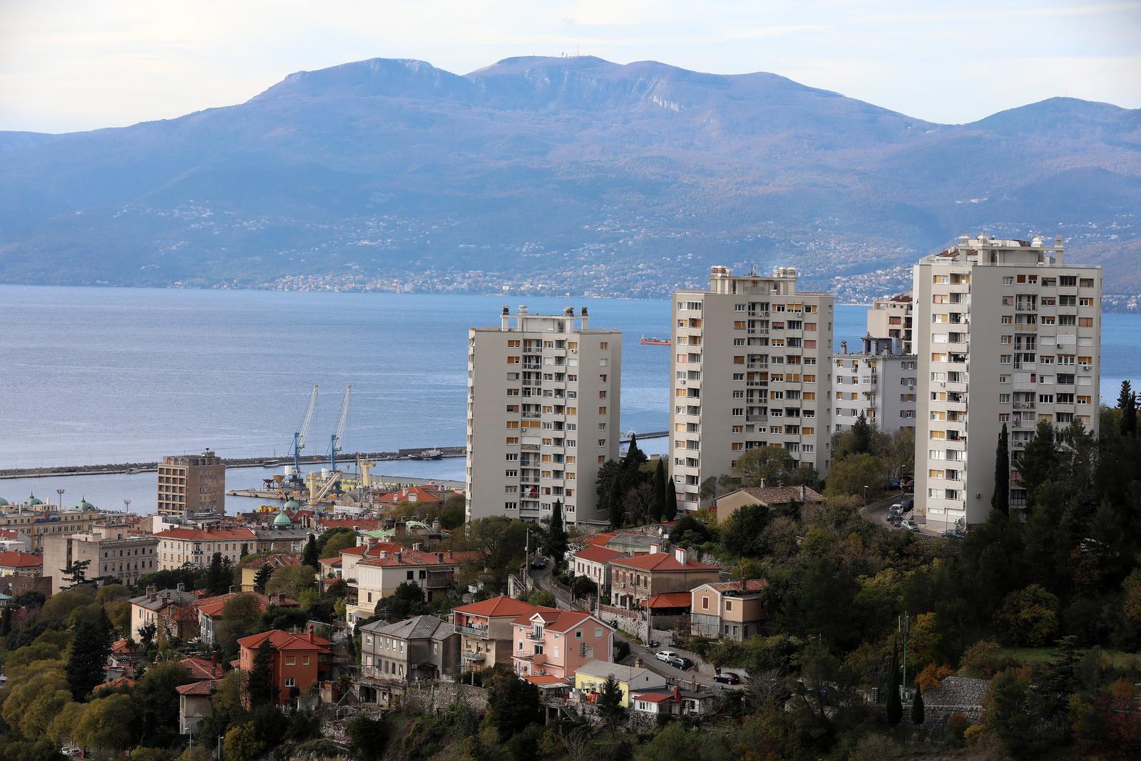 28.11.2022., Rijeka - Panorama grada. Photo: Goran Kovacic/PIXSELL