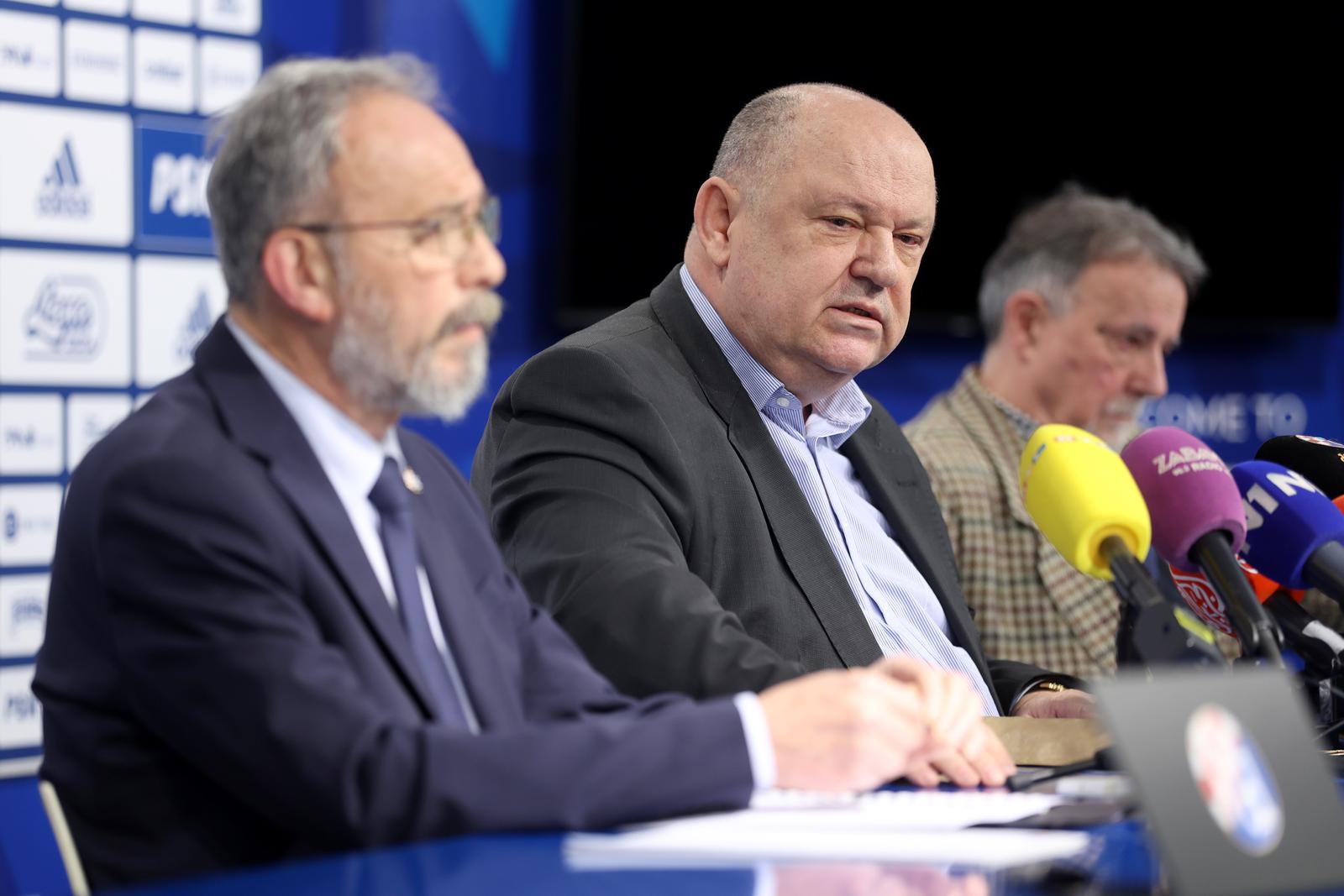02.01.2023., Zagreb - U prostorijama kluba GNK Dinamo na stadionu Maksimir odrzana je konferencija ze medije koju je saszvao Nadzorni odbor kluba. Konferenciji su nazocili clanovi Izvrsnog odbora kao i Skupstine.  clan Izvrsnog odbora Damir Zoric Photo: Igor Kralj/PIXSELL