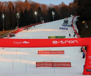 04.01.2023., Zagreb - Druga voznja prve utrke zenskog slaloma Audi FIS Svjetskog skijaskog kupa Snow Queen Trophy 2023.
 Photo: Jurica Galoic/PIXSELL