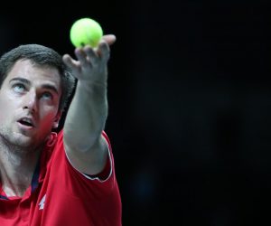 05.12.2021., Arena Madrid, Madrid, Spanjolska - Davis kup, finale, Hrvatska - Rusija. Borna Gojo Photo: Sanjin Strukic/PIXSELL