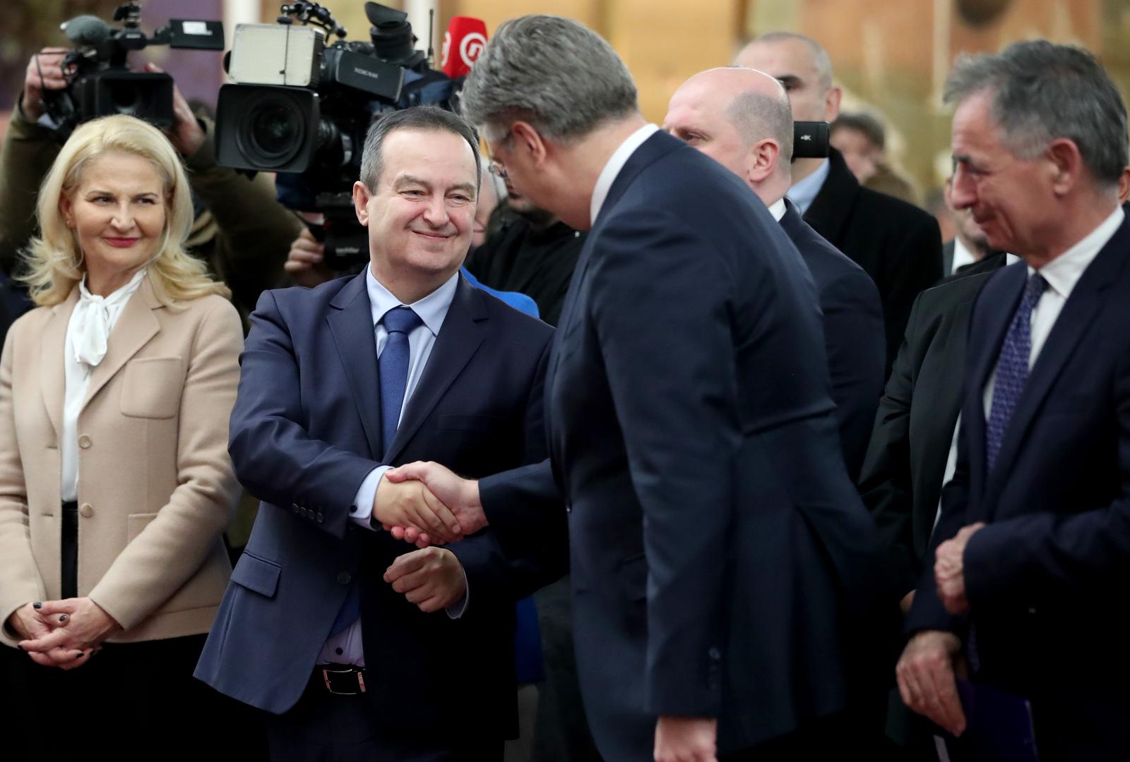06.01.2023., Zagreb - U hotelu Westin organiziran je Bozicni prijem Srpskog narodnog vijeca u prigodi pravoslavnog Bozica "Hristos se rodi - Vaistinu se rodi!" Photo: Sanjin Strukic/PIXSELL