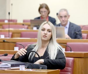 06.10.2022., Zagreb - Sabor 12. sjednicu nastavlja raspravom o prijedlogu zakona o visokom obrazovanju i znanstvenoj djelatnosti.
 Photo: Patrik Macek/PIXSELL