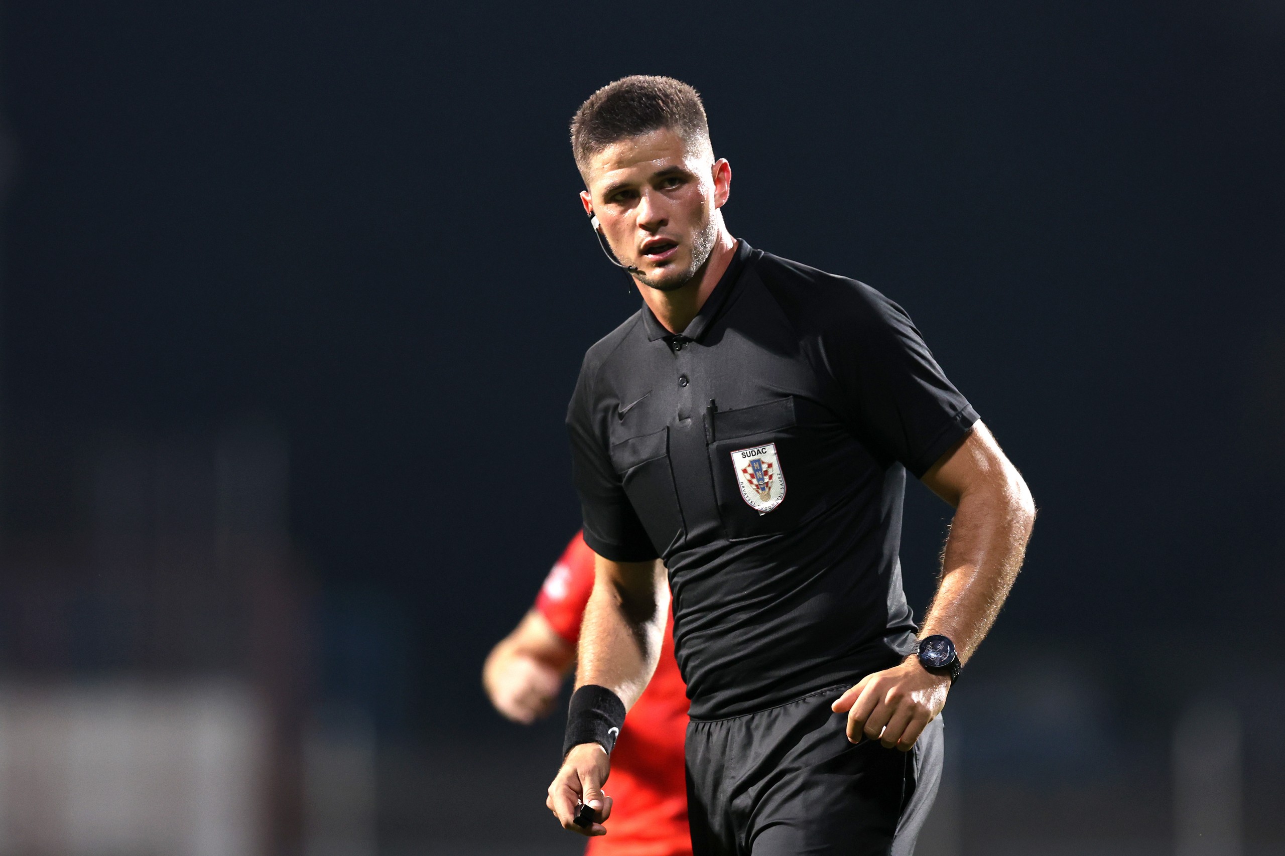 07.10.2022., stadion u Kranjcevicevoj ulici, Zagreb - SuperSport HNL, 12. kolo, NK Lokomotiva - HNK Sibenik. Sudac Patrik Kolaric.  Photo: Luka Stanzl/PIXSELL