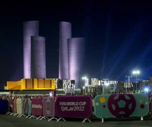 07.12.2022., Lusail, Katar - FIFA Svjetsko prvenstvo Katar 2022. Lusail Plaza neboderi izgradjeni su 2022. godine prije Svjetskog prvenstva i jedna su od najvisih zgrada u Kataru. Dva nebodera visoka su 70 katova, a dva 50 katova. Photo: Igor Kralj/PIXSELL