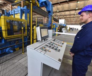 08.05.2019., Sibenik - u Impol - TLM- u odrzana svecanost u povodu pustanja u pogon nove linije Salico za proizvodnju proizvoda za automobilsku industriju i urucenja certifikata sa standardomr"nEN 9 100, koji je podloga za razvoj avio - industrije.r"nPhoto: Hrvoje Jelavic/PIXSELL