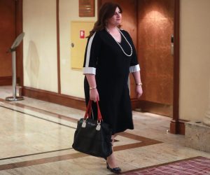 08.06.2020., Zagreb - Clanovi HDZ-a dolaze na sjednicu Sredisnjeg odbora stranke u Kristalnu dvoranu hotela Westin. Gabrijela Zalac. Photo: Sanjin Strukic/PIXSELL