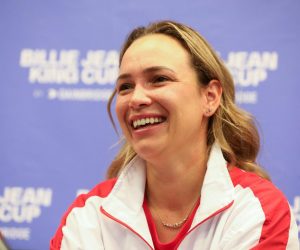07.11.2022., Rijeka - U dvorani Zamet odrzana je konferencija za medije hrvatske zenske teniske reprezentacije uoci susreta Hrvatska i Njemacka u Billie Jean King kupu. Donna Vekic   Photo: Goran Kovacic/PIXSELL