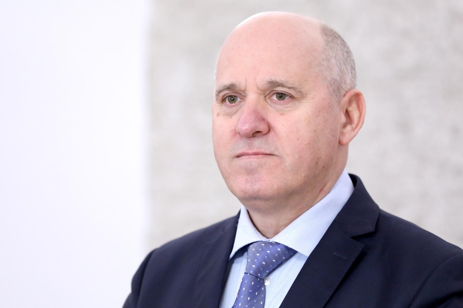 05.12.2022., Zagreb - Na konferenciji za medije odrzanoj u Saboru zastupnik Branko Bacic komentirao je promjene Ustava i obuku ukrajinskih vojnika u Hrvatskoj. Photo: Patrik Macek/PIXSELL Photo: Patrik Macek/PIXSELL