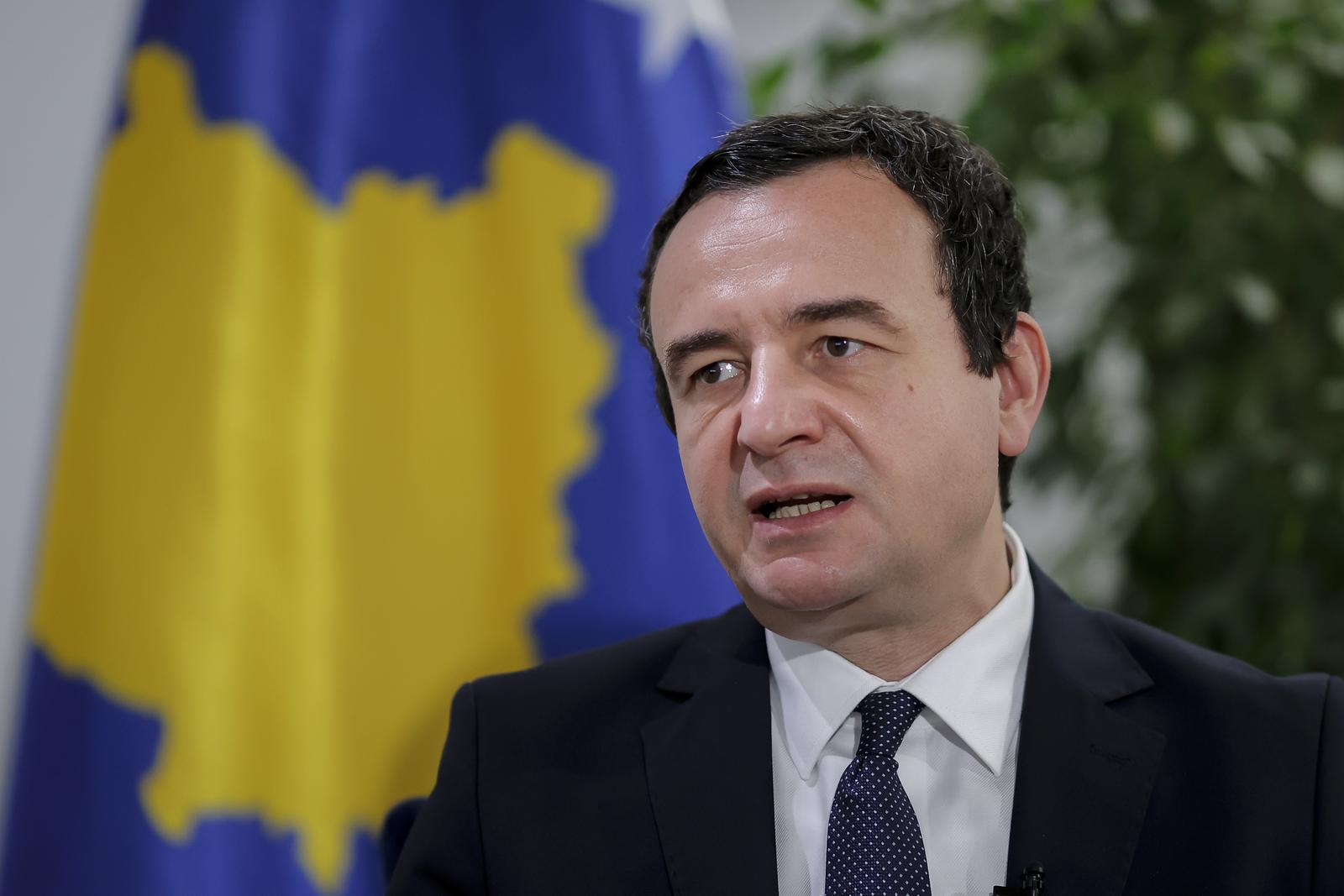 10.09.2022., Pristina, Kosovo - Albin Kurti, premijer Kosova, tijekom intervjua.  Photo: Valdrin Xhemaj/PIXSELL
