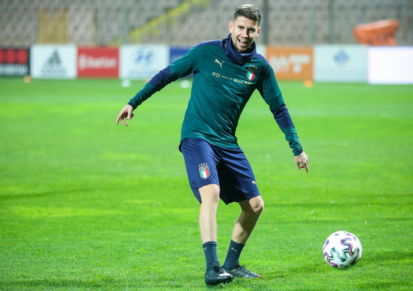14.11.2019., Zenica, Bosna i Hercegovina - Trening nogometne reprezentacije Italije uoci kvalifikacijske utakmice za Euro 2020. protiv Bosne i Hercegovine. JorginhorPhoto: Armin Durgut/PIXSELL