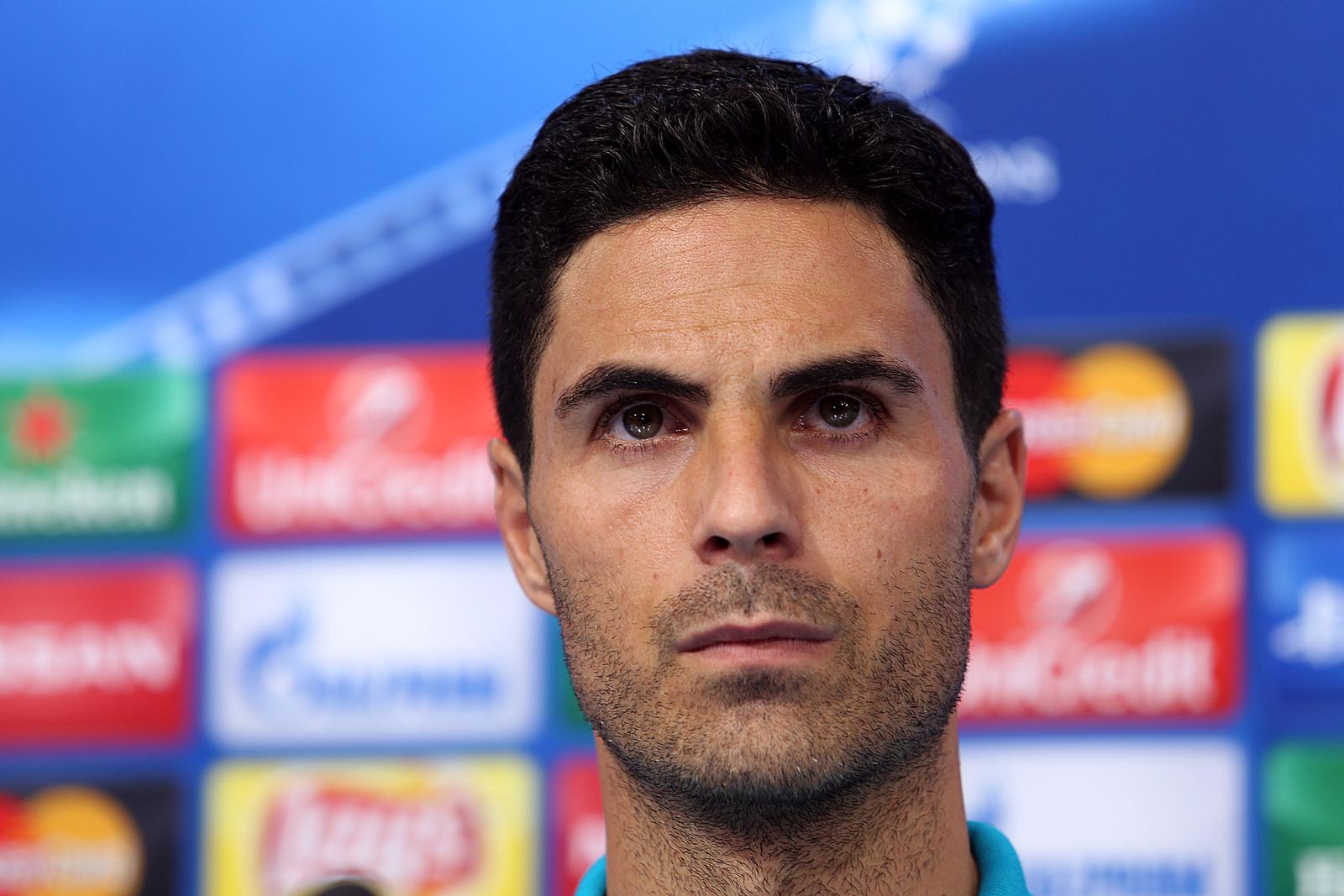 15.09.2015., Stadion u Maksimiru, Zagreb - Konferencija za medije Arsenal FC dan uoci utakmice 1. kola Lige prvaka GNK Dinamo - Arsenal FC. Mikel Arteta. "nPhoto: Goran Stanzl/PIXSELL