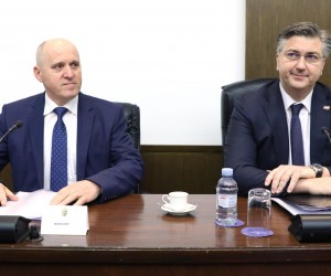 16.01.2023., Zagreb - Na zjednickoj sjednici Odbor za prostorno uredjenje i graditeljstvo i Odbor za gospodarstvo raspravljaju o prijedlogu za izglasavanje povjerenja Branku Bacicu za obavljanje duznosti potpredsjednika Vlade i ministra graditeljstva.
. 
 Photo: Patrik Macek/PIXSELL