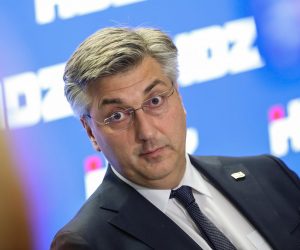 16.01.2023., Zagreb - Sjednica sireg predsjednistva HDZ-a. Nakon sjednice novinarima se obratio predsjednik Vlade Andrej Plenkovic. Photo: Jurica Galoic/PIXSELL