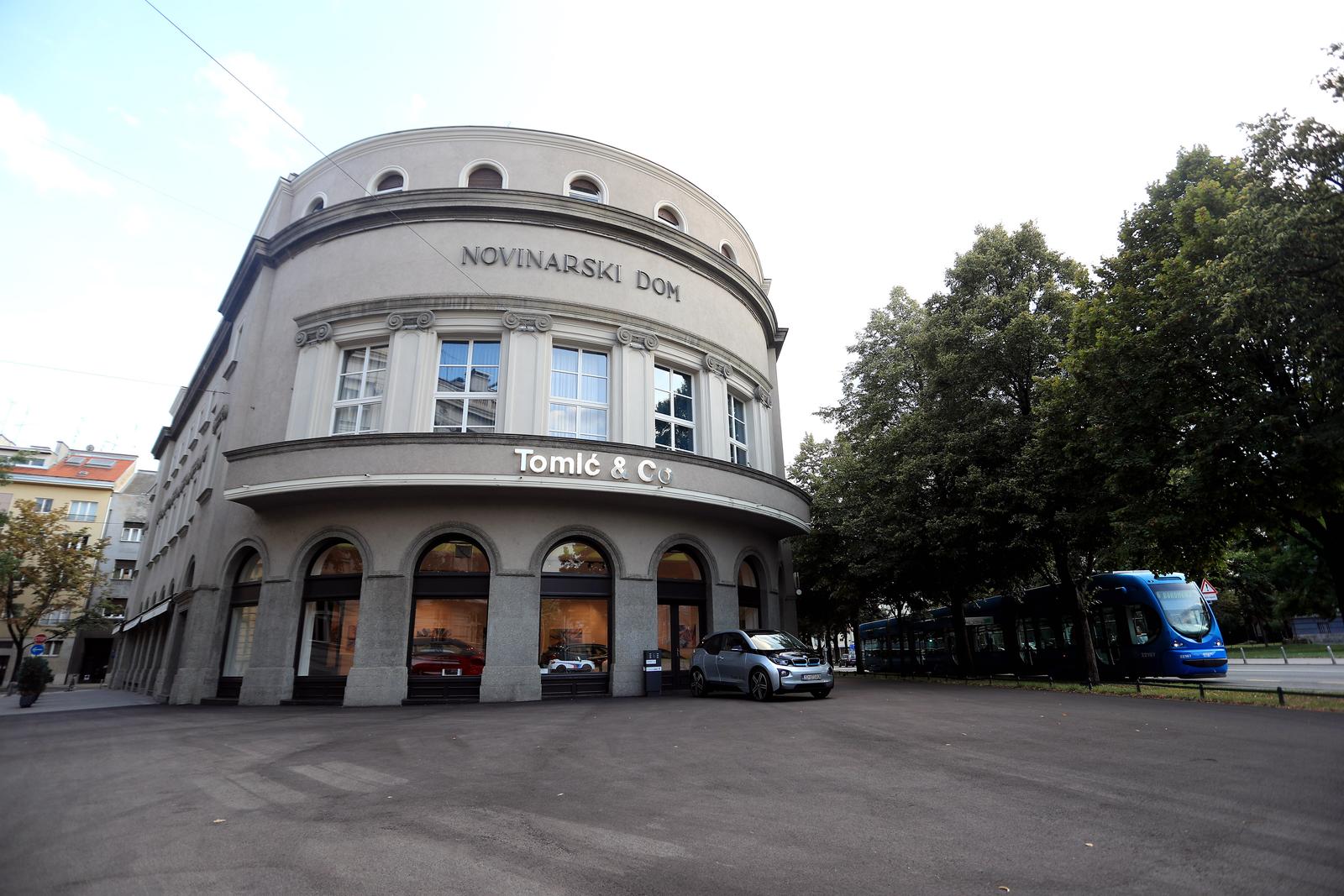 Zagreb: Zgrada Hrvatskog novinarskog društva 16.08.2018., Zagreb - Zgrada Hrvatskog novinarskog drustva u Perkovcevoj 2..rPhoto: Slavko Midzor/PIXSELL