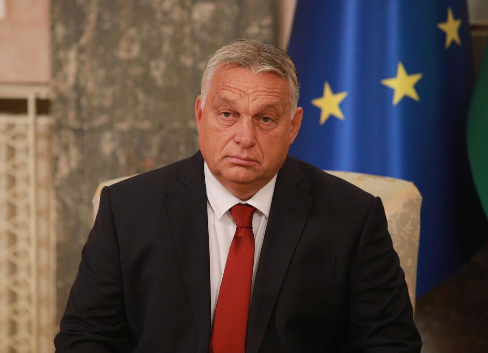 16, September, 2022, Belgrade - The President of the Republic of Serbia, Aleksandar Vucic, met with the Prime Minister of Hungary, Viktor Orban. Viktor Orban. Photo: Milos Tesic/ATAImages.

16, septembar, 2022, Beograd - Predsednik Republike Srbije Aleksandar Vucic sastao se sa premijerom Madjarske Viktorom Orbanom. . Photo: Milos Tesic/ATAImages. Photo: Milos Tesic/PIXSELL
