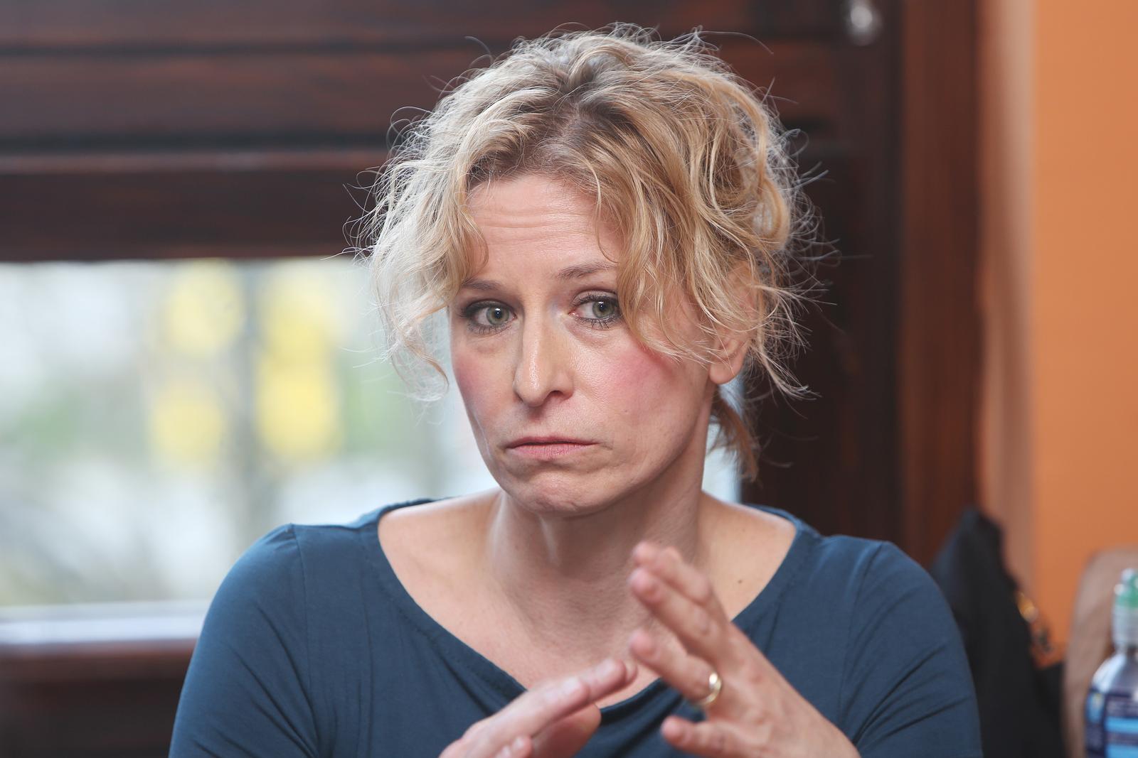 17.03.2016., Karlovac - Prognosticarka Dunja Mazzocco Drvar odrzala predavanje u Sumarsko-drvodjelskoj skoli. Photo: Kristina Stedul Fabac/PIXSELL