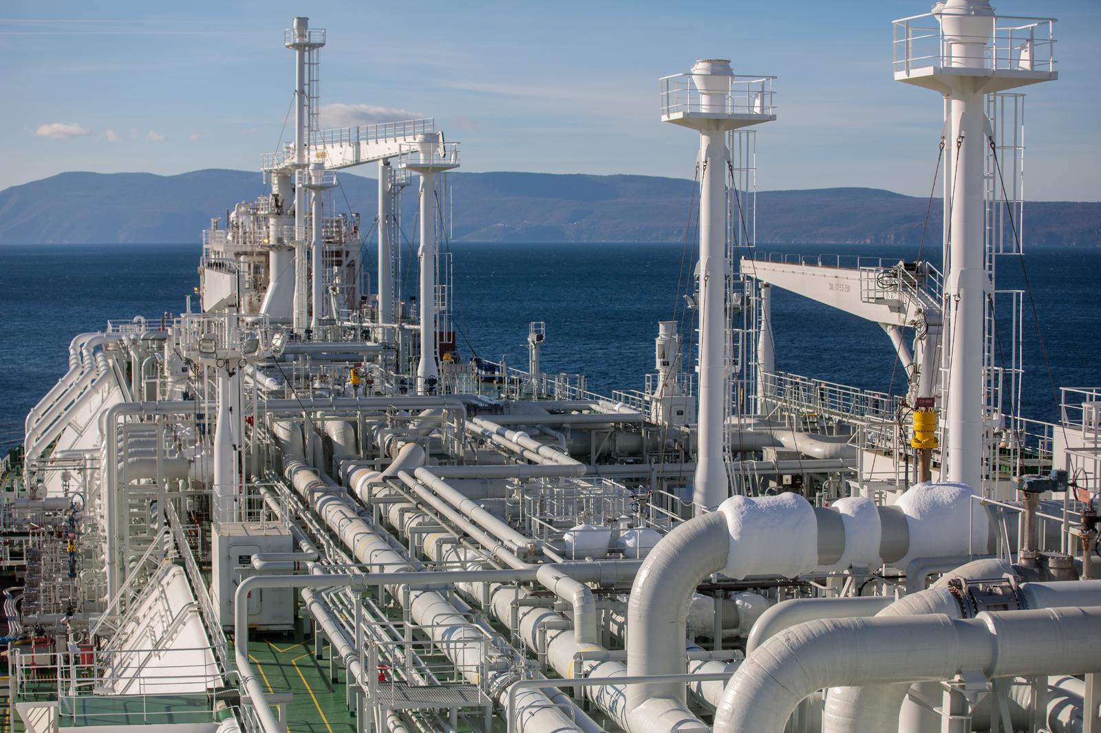 15.12.2021., Krk - LNG Terminal Krk - Omisalj. 
      Photo: Nel Pavletic/PIXSELL