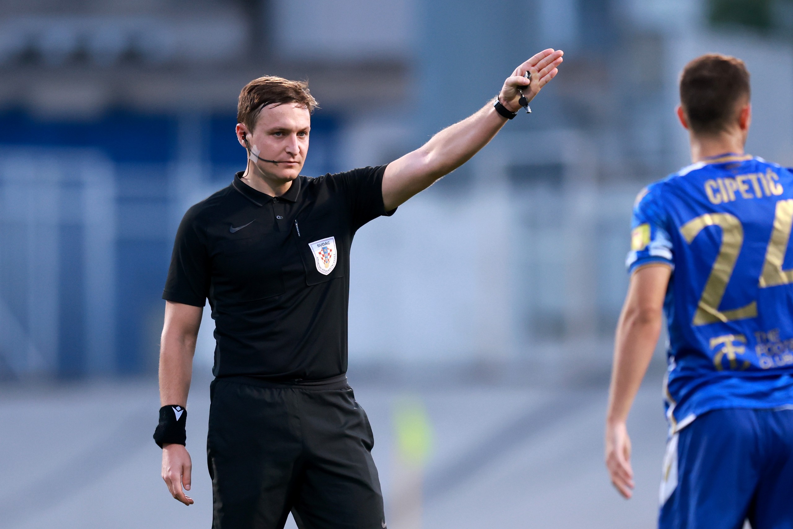 18.09.2022., stadion u Kranjcevicevoj ulici, Zagreb - SuperSport HNL, 10. kolo, NK Lokomotiva - GNK Dinamo. Sudac Ante Culina.  Photo: Sanjin Strukic/PIXSELL