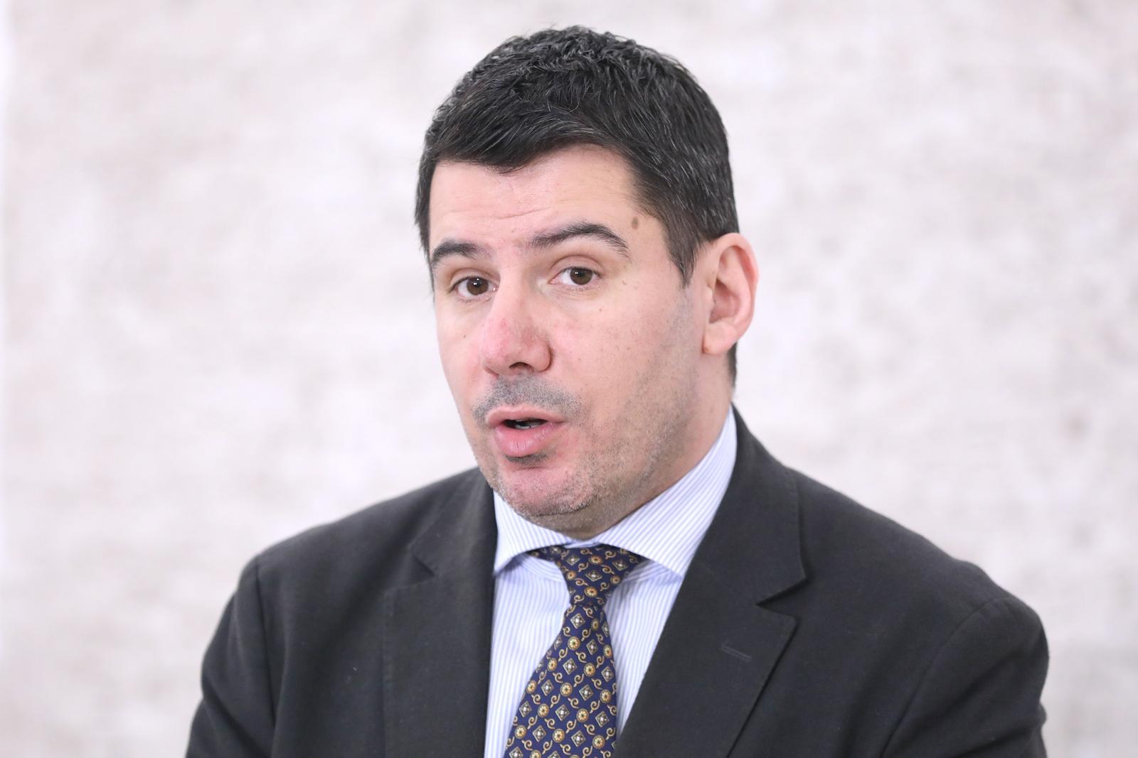 20.01.2023., Zagreb - Na konferenciji za medije odrzanoj u Saboru o aktualnim temema govorio je Nikola Grmoja. Photo: Patrik Macek/PIXSELL