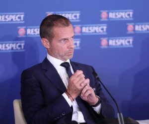 20.09.2022.,Hvar - Predsjednik UEFA-e Aleksander Ceferin odrzao je konferenciju za medije. Photo: Ivo Cagalj/PIXSELL